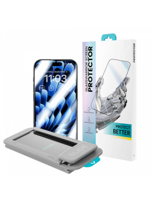 BENKS iPhone 15 PRO - Benks Protector Warrior HD Cam Ekran Koruyucu Temperli Cam + Kolay Uygulama Aparatlı