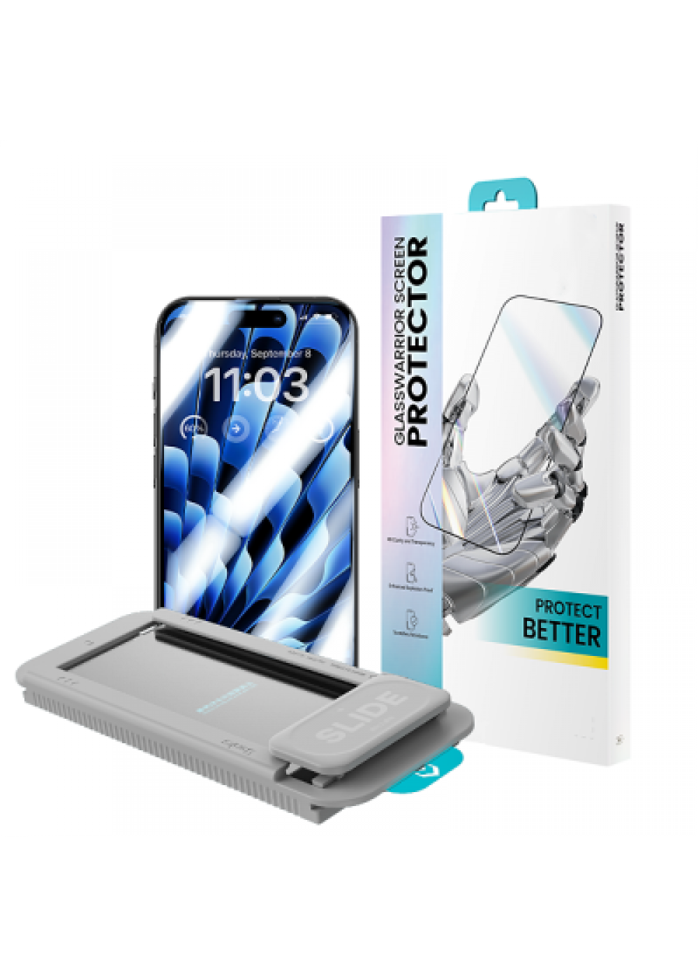 Apple iPhone 17 Pro Benks Protector 0.3mm Ekran Koruyucu + Kolay Uygulama Aparatlı